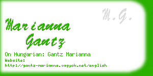 marianna gantz business card